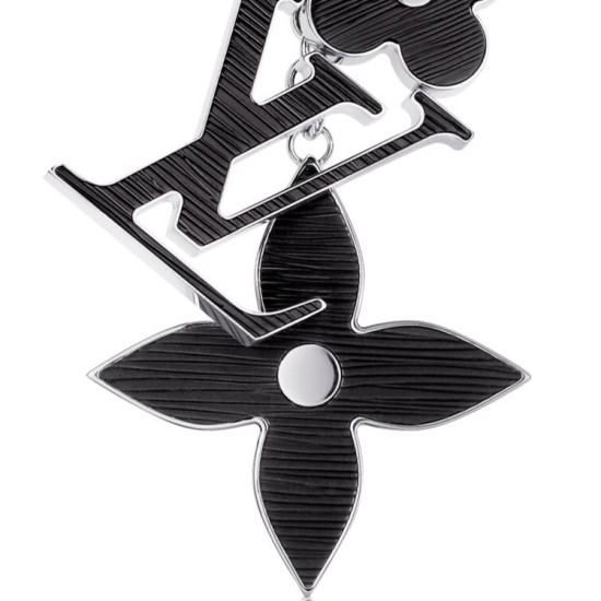 Fake Louis Vuitton Black Fleur d'Epi Bag Charm M65084 Replica Replica Louis Vuitton Black Fleur d'Epi Bag Charm M65084