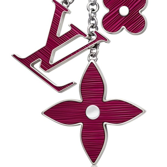 Replica Louis Vuitton Fuchsia Fleur d'Epi Bag Charm M65224 Replica Louis Vuitton Fuchsia Fleur d'Epi Bag Charm M65224