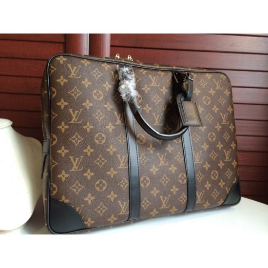 Fake Louis Vuitton Briefacases Bags Macassar Porte-Documents Voyage M40225 Replica Replica Louis Vuitton Briefacases Bags Macassar Porte-Documents Voyage M40225