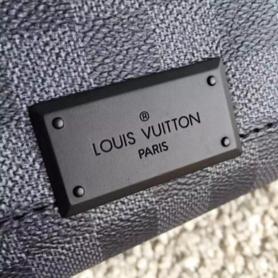 Fake Louis Vuitton District MM Damier Graphite N41272 Replica Replica Louis Vuitton District MM Damier Graphite N41272