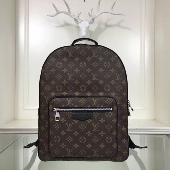 Replica Louis Vuitton Josh Backpack Monogram Macassar M41530 Replica Louis Vuitton Josh Backpack Monogram Macassar M41530