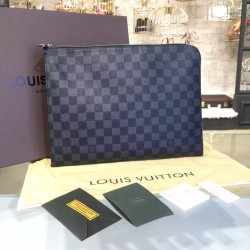 Replica Louis Vuitton  Pochette Jour GM Damier Graphite N41501