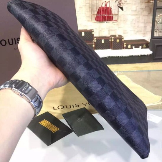 Replica Louis Vuitton Pochette Jour GM Damier Graphite N41501 Replica Louis Vuitton Pochette Jour GM Damier Graphite N41501