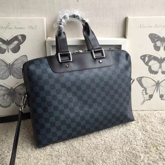 Fake Louis Vuitton Porte-Documents Jour Damier Cobalt N42241 Replica Replica Louis Vuitton Porte-Documents Jour Damier Cobalt N42241