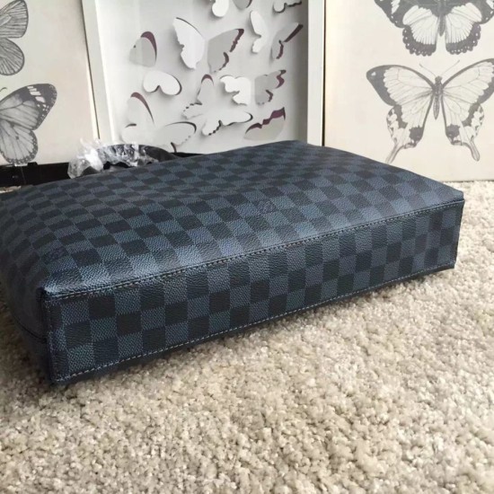 Fake Louis Vuitton Porte-Documents Jour Damier Cobalt N42241 Replica Replica Louis Vuitton Porte-Documents Jour Damier Cobalt N42241