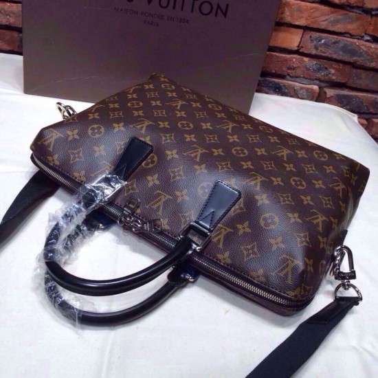 Fake Louis Vuitton Porte-Documents Jour Monogram Macassar M40868 Replica Fake Louis Vuitton Porte-Documents Jour Monogram Macassar M40868 Replica