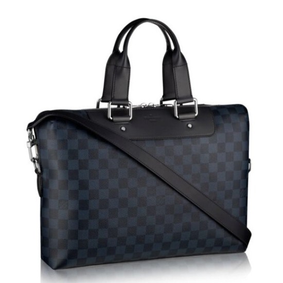 Fake Louis Vuitton Porte-Documents Jour Damier Cobalt N42241 Replica Replica Louis Vuitton Porte-Documents Jour Damier Cobalt N42241