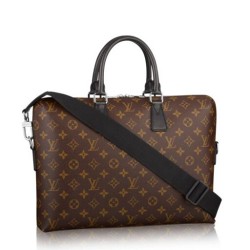 Fake Louis Vuitton  Porte-Documents Jour Monogram Macassar M40868 Replica