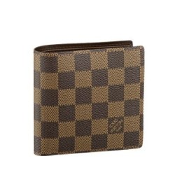 Replica Louis Vuitton  Damier Ebene Canvas Canvas Marco Wallet N61675