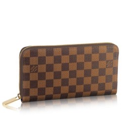 Fake Louis Vuitton  Damier Ebene Canvas Canvas Zippy Organizer N60003 Replica