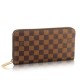 Replica Louis Vuitton Damier Ebene Canvas Canvas Zippy Organizer N60003 Fake Louis Vuitton Damier Ebene Canvas Canvas Zippy Organizer N60003 Replica