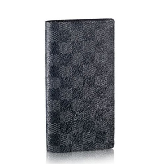 Replica Louis Vuitton Damier Graphite Canvas Brazza Wallet N62665 Replica Louis Vuitton Damier Graphite Canvas Brazza Wallet N62665