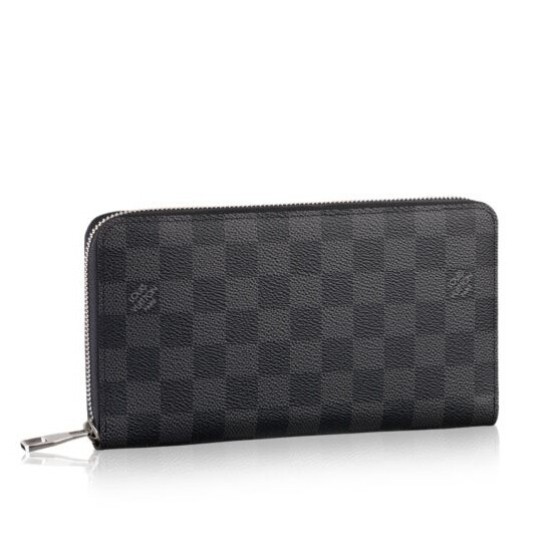 Fake Louis Vuitton Damier Graphite Canvas Zippy Organizer N63077 Replica Replica Louis Vuitton Damier Graphite Canvas Zippy Organizer N63077