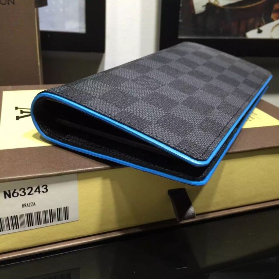 Fake Louis Vuitton Brazza Wallet Damier Cobalt N63243 Replica Replica Louis Vuitton Brazza Wallet Damier Cobalt N63243