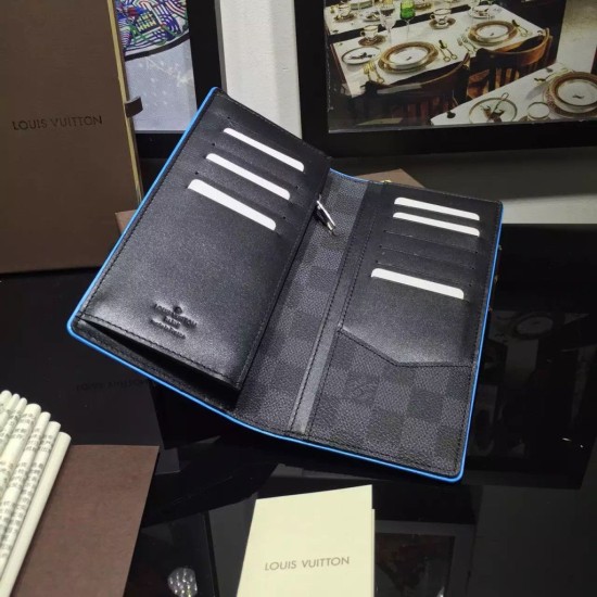 Fake Louis Vuitton Brazza Wallet Damier Cobalt N63243 Replica Replica Louis Vuitton Brazza Wallet Damier Cobalt N63243