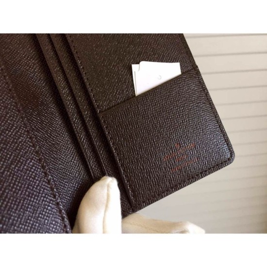 Fake Louis Vuitton Damier Ebene Canvas Canvas Brazza Wallet N60017 Replica Replica Louis Vuitton Damier Ebene Canvas Canvas Brazza Wallet N60017