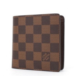 Replica Louis Vuitton  Damier Ebene Canvas Canvas Marco Wallet N61675