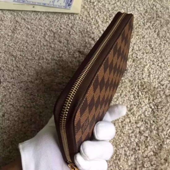Replica Louis Vuitton Damier Ebene Canvas Canvas Zippy Organizer N60003 Fake Louis Vuitton Damier Ebene Canvas Canvas Zippy Organizer N60003 Replica