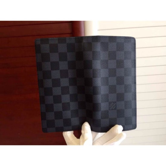Replica Louis Vuitton Damier Graphite Canvas Brazza Wallet N62665 Replica Louis Vuitton Damier Graphite Canvas Brazza Wallet N62665