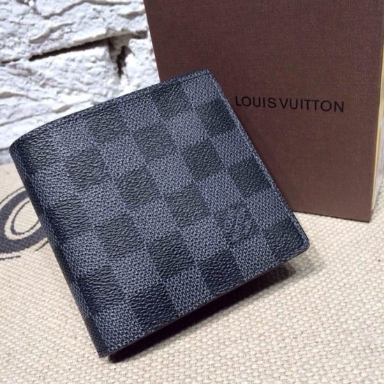 Fake Louis Vuitton Damier Graphite Canvas Marco Wallet N62664 Replica Fake Louis Vuitton Damier Graphite Canvas Marco Wallet N62664 Replica