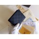 Fake Louis Vuitton Damier Graphite Canvas Multiple Wallet N62663 Replica Replica Louis Vuitton Damier Graphite Canvas Multiple Wallet N62663