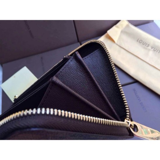 Replica Louis Vuitton Zippy Wallet Damier Ebene Canvas Canvas N60015 Fake Louis Vuitton Zippy Wallet Damier Ebene Canvas Canvas N60015 Replica