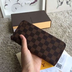 Fake Louis Vuitton Zippy Wallet Vertical Damier Ebene Canvas N61207 Replica Replica Louis Vuitton Zippy Wallet Vertical Damier Ebene Canvas N61207