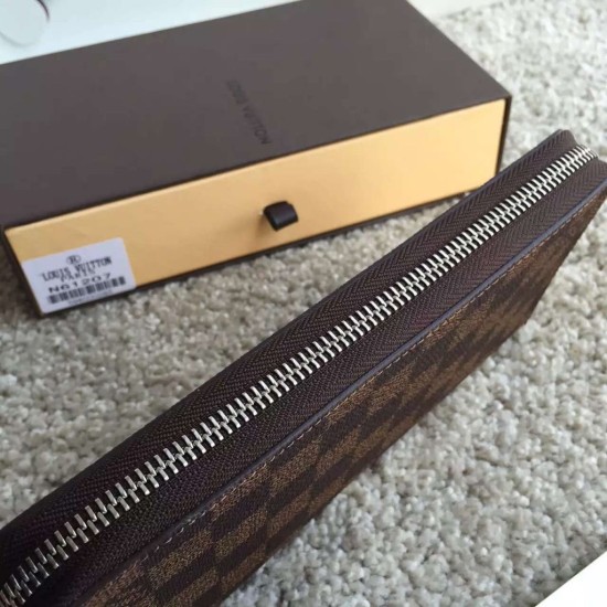 Fake Louis Vuitton Zippy Wallet Vertical Damier Ebene Canvas N61207 Replica Replica Louis Vuitton Zippy Wallet Vertical Damier Ebene Canvas N61207
