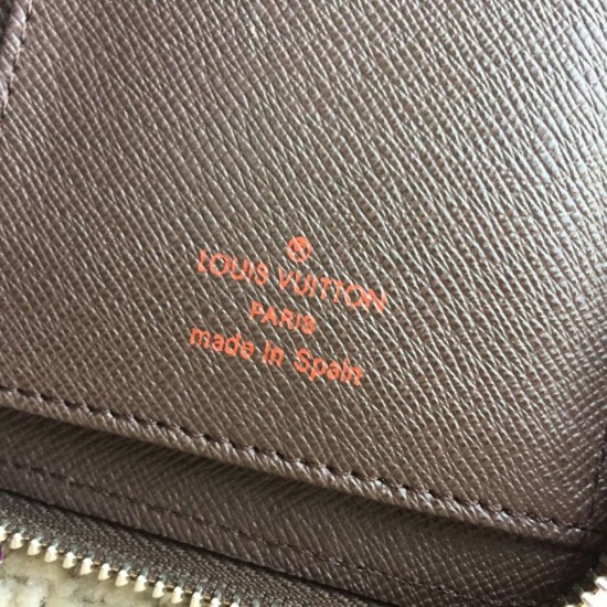 Fake Louis Vuitton Zippy Wallet Vertical Damier Ebene Canvas N61207 Replica Replica Louis Vuitton Zippy Wallet Vertical Damier Ebene Canvas N61207