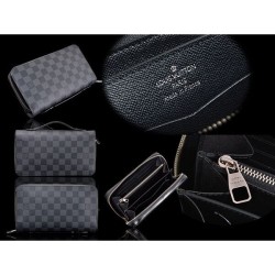Replica Louis Vuitton  Zippy XL Wallet Damier Graphite N41503