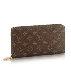 Replica Louis Vuitton  Monogram Canvas Wallet Zippy Organizer M60002