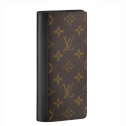 Fake Louis Vuitton  Monogram Macassar Canvas Tanon Wallets M93800 Replica