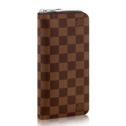 Replica Louis Vuitton  Zippy Wallet Vertical Damier Ebene Canvas N61207