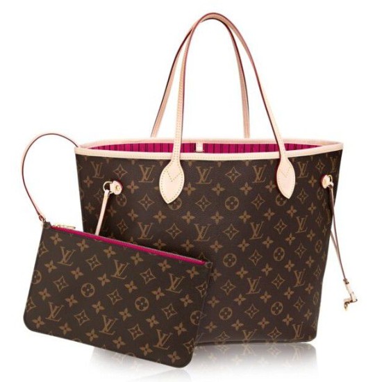Fake Louis Vuitton Neverfull MM Monogram Canvas M41178 Replica Replica Louis Vuitton Neverfull MM Monogram Canvas M41178