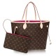 Fake Louis Vuitton Neverfull MM Monogram Canvas M41178 Replica Replica Louis Vuitton Neverfull MM Monogram Canvas M41178