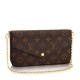 Replica Louis Vuitton  Felicie Chain Wallet Monogram M61276