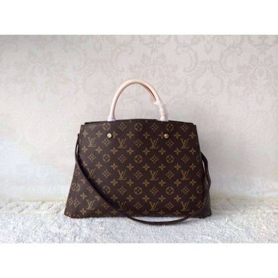 Fake Louis Vuitton Montaigne GM Monogram Canvas M41067 Replica Replica Louis Vuitton Montaigne GM Monogram Canvas M41067