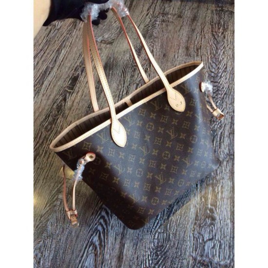 Replica Louis Vuitton  Neverfull MM Monogram Canvas M40995 Beige