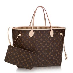 Replica Louis Vuitton  Neverfull GM Monogram Canvas M40990 Beige