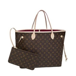 Replica Louis Vuitton  Neverfull GM Monogram Canvas M40991 Fuchsia