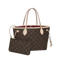 Replica Louis Vuitton  Neverfull PM Monogram Canvas M41001 Fuchsia