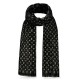 Replica Louis Vuitton  Black Monogram So Glitter Stole M73938