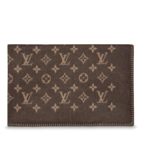Replica Louis Vuitton Brown Monogram Blanket M75548 Replica Louis Vuitton Brown Monogram Blanket M75548