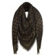 Replica Louis Vuitton  Brown Monogram Shine Shawl M71380