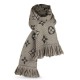 Fake Louis Vuitton Grey Logomania Scarf M72242 Replica Replica Louis Vuitton Grey Logomania Scarf M72242