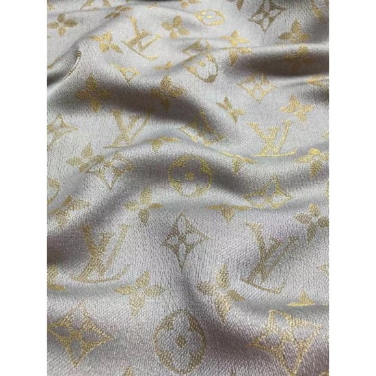 Replica Louis Vuitton  Beige Monogram Shine Shawl M75121