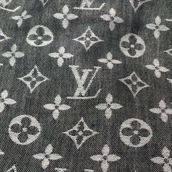Replica Louis Vuitton Black Monogram Denim Shawl M71378 Replica Louis Vuitton Black Monogram Denim Shawl M71378