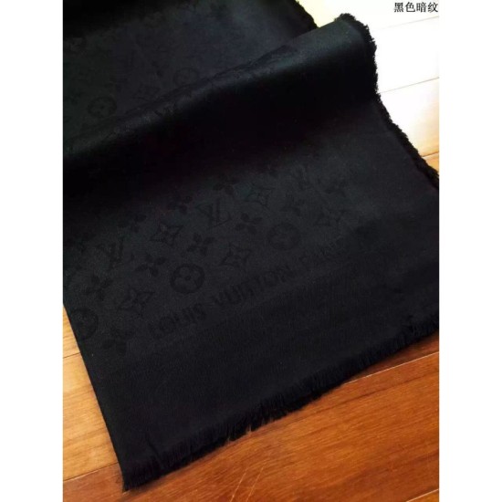 Fake Louis Vuitton Black Monogram Shawl M71329 Replica Fake Louis Vuitton Black Monogram Shawl M71329 Replica