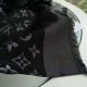 Replica Louis Vuitton  Black Monogram Shine Shawl M72252