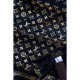 Replica Louis Vuitton  Black Monogram So Glitter Stole M73938